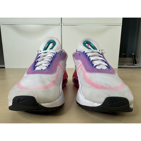 Nike Air Max 2090 CZ1516-100 Twist Hyper Sneaker Size 7.5 Women's Pink Grape - Picture 6 of 11